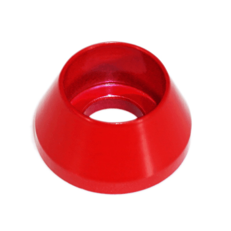 ギャラリービューアに画像をロードする, Red ZSPEC billet washer for '05-23+ Nissan Frontier D40/D41 bed rope hook kit.