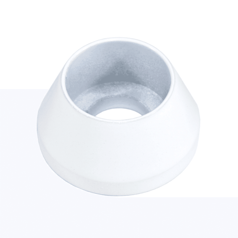 Load image into Gallery viewer, ZSPEC stainless billet bolt cap for Nissan Z32 and Skyline GT-R. A small, conical, brushed silver metal part.