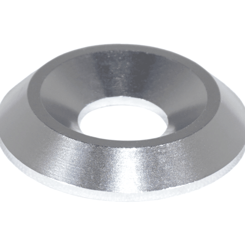Cargue la imagen en el visor de la galería, Silver billet finish dress-up washer for Nissan 370z Z34 ZSPEC fastener kit.