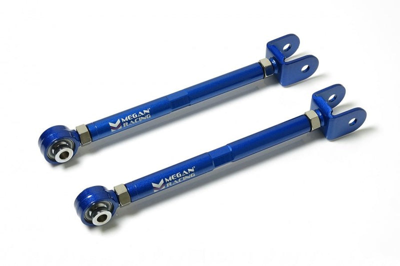 Cargue la imagen en el visor de la galería, Megan Racing Rear Adjustable Toe Control Arms for 89-94 Nissan 240SX S13 Blue - MRS-NS-1770