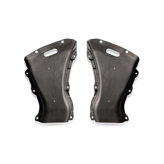 MUSE JAPAN Nissan Skyline BNR32 GTR DRY CARBON FRONT BRAKE AIR DUCT SET - NizmoPartsPlug