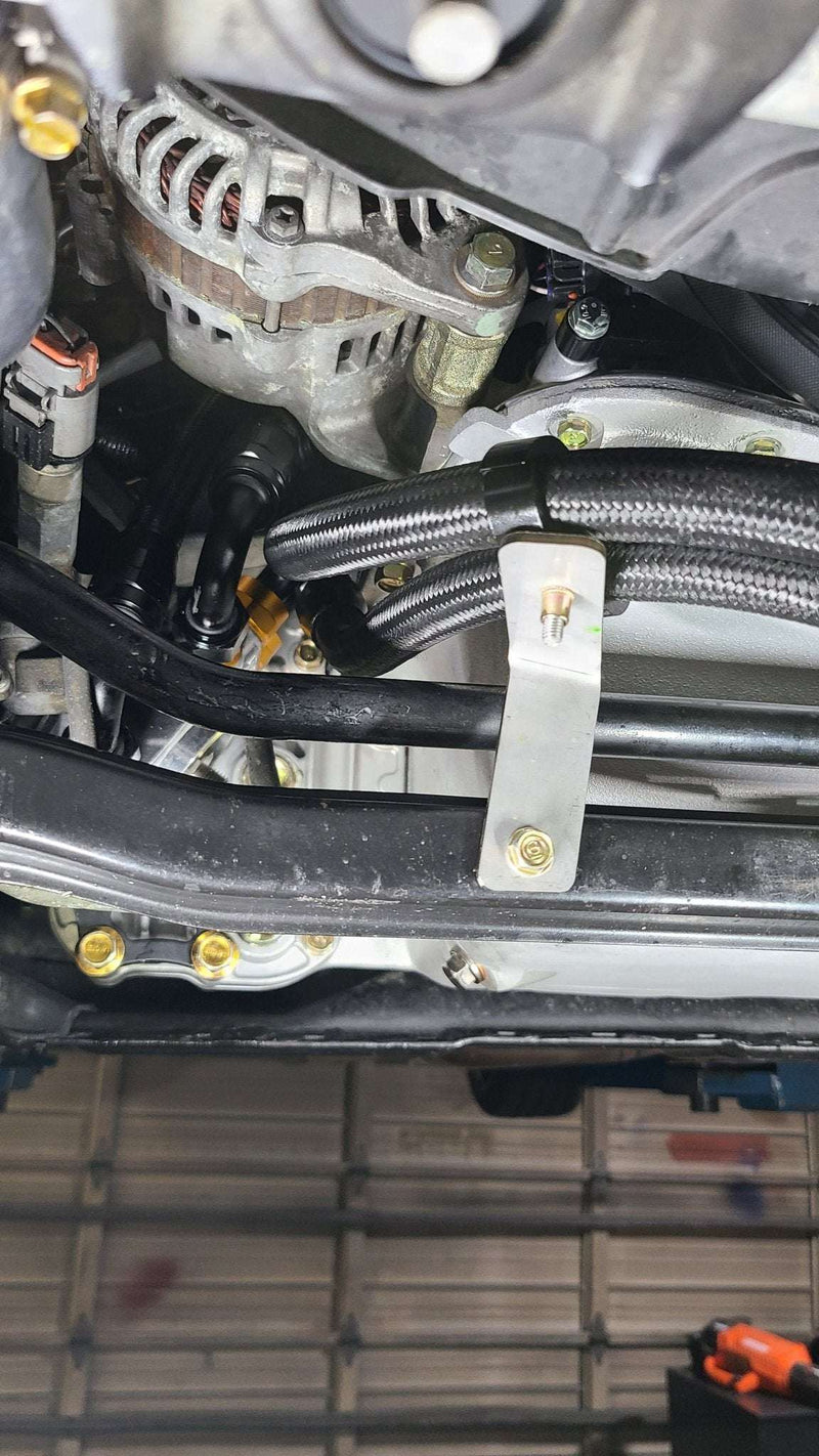 Load image into Gallery viewer, U.P.G. oil cooler hose brackets for the Skyline GTR