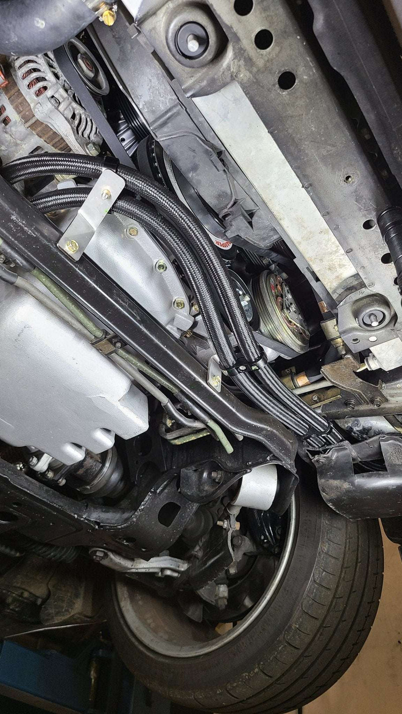 Load image into Gallery viewer, U.P.G. oil cooler hose brackets for the Skyline GTR