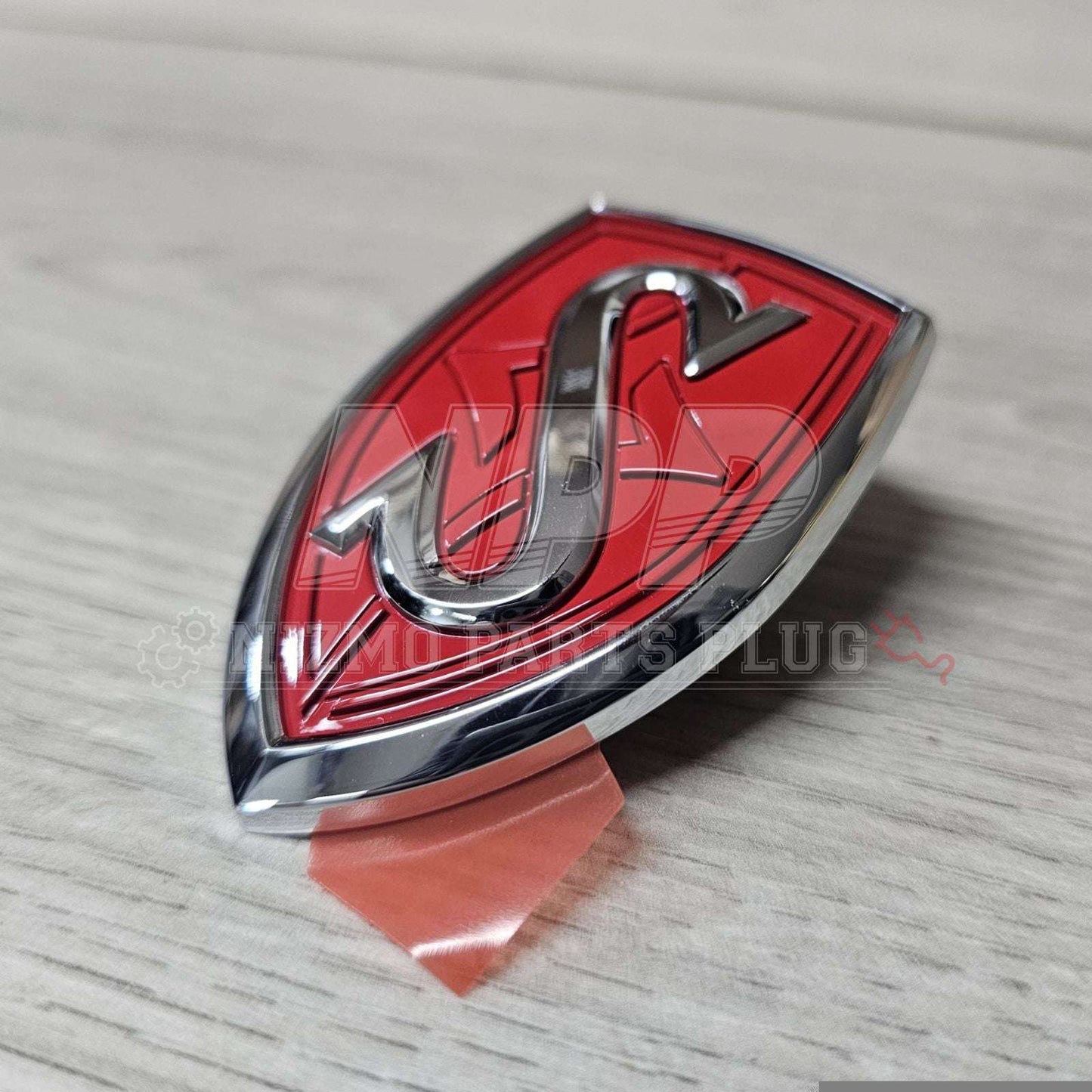 Nissan S14 Silvia JDM Hood Red "S" Emblem - NizmoPartsPlug