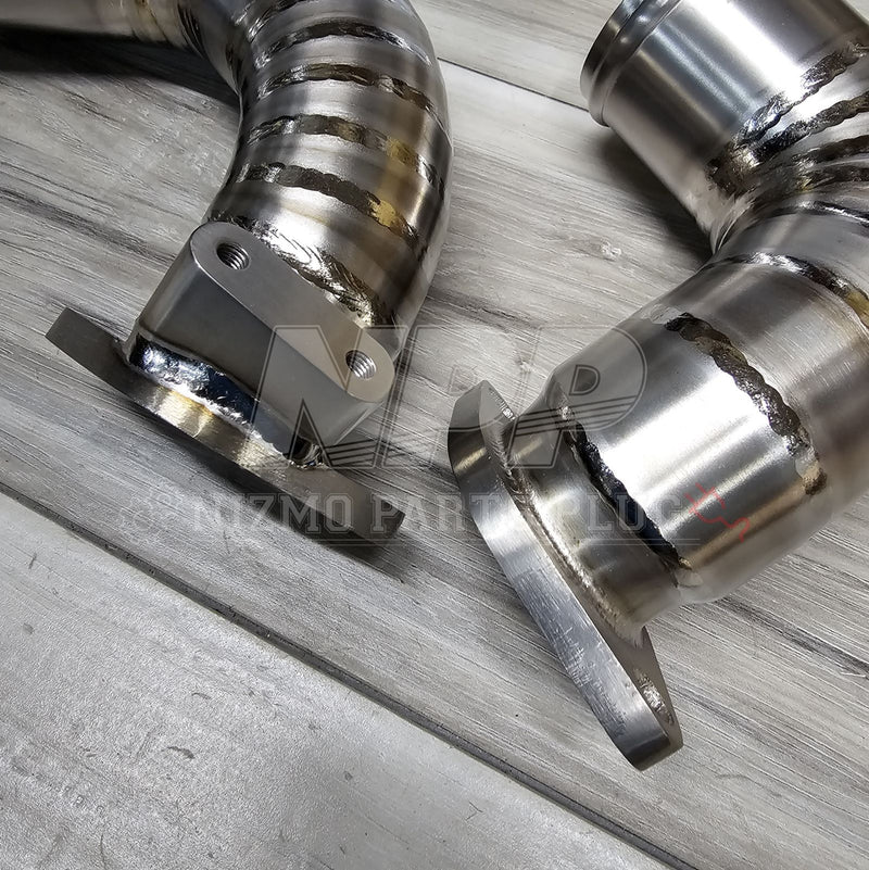 Load image into Gallery viewer, Muse Japan R32 GTR Dry Carbon x Titanium Air Inlet Pipe Set - NizmoPartsPlug
