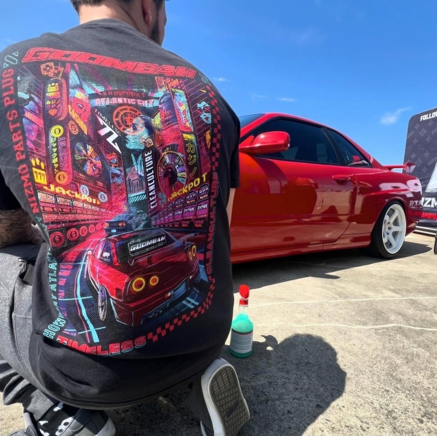 R34 Skyline Casino Clash Event Collaboration Shirt - NizmoPartsPlug