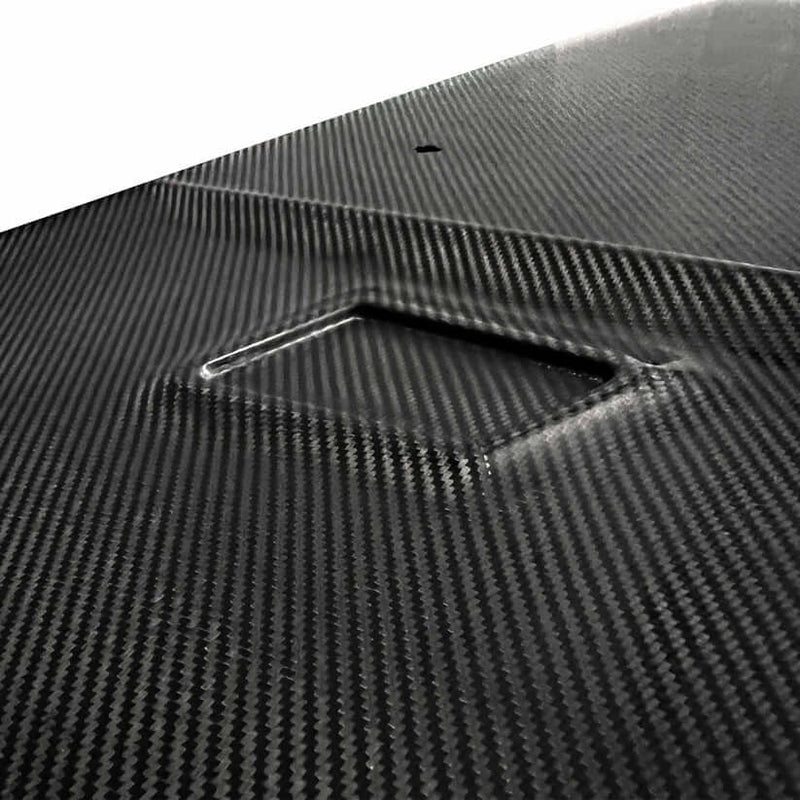 Load image into Gallery viewer, Nissan R33 Skyline GTR 400R Muse Japan Hood Assembly Dry Carbon (PRE-ORDER) - NizmoPartsPlug