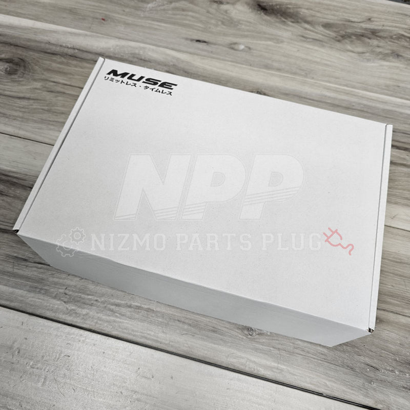 Load image into Gallery viewer, Muse Japan R32 GTR Dry Carbon x Titanium Air Inlet Pipe Set - NizmoPartsPlug