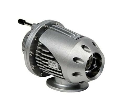 Load image into Gallery viewer, HKS SSQV4 universal blow-off valve in silver finish. New condition, compact metallic design.