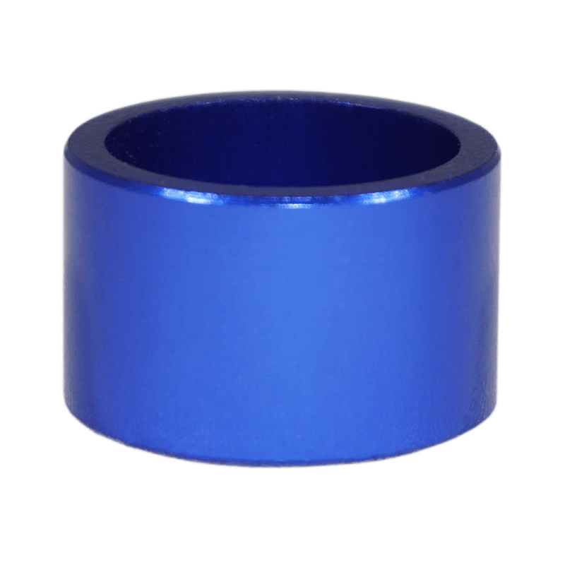 Load image into Gallery viewer, Blue billet aluminum spacer for ZSPEC VQ35DE engine cover fastener kit.