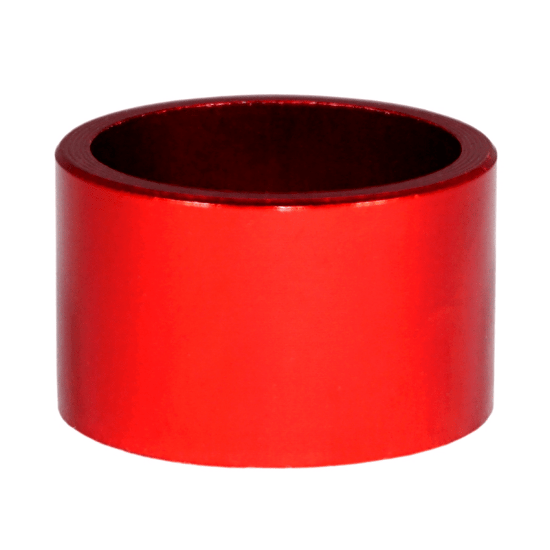 Load image into Gallery viewer, Red billet aluminum spacer for VQ35DE engine cover fastener kit.