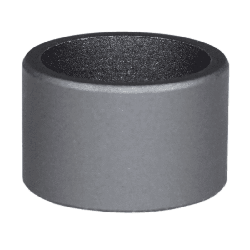 Load image into Gallery viewer, ZSPEC billet spacer for '90-'96 Nissan 300ZX Z32 coil bracket kit; matte grey cylindrical sleeve.