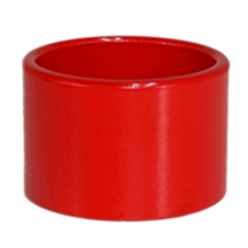 Load image into Gallery viewer, Red cylindrical fastener spacer for Nissan 300zx Z32 coil bracket kit.