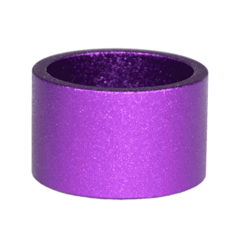 Load image into Gallery viewer, Purple billet aluminum spacer for ZSPEC fuel injector kit, fits Nissan 300ZX and 240SX.