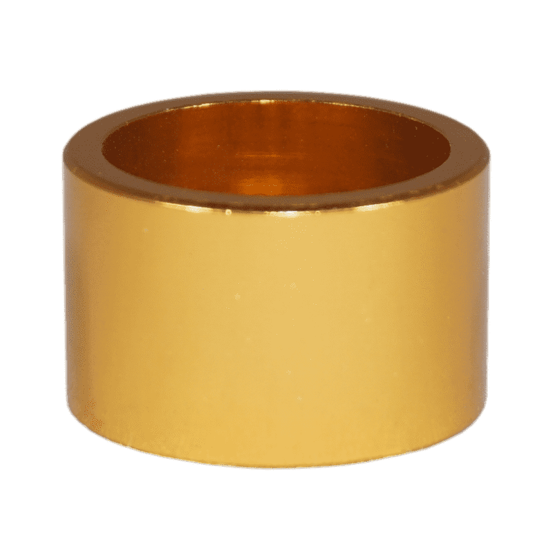 Load image into Gallery viewer, Gold-colored billet spacer for ZSPEC fuel injector kit, compatible with Nissan 300ZX and 240SX.