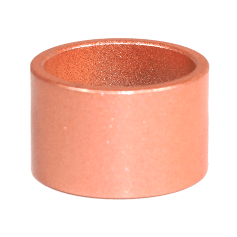 Load image into Gallery viewer, Copper-colored billet spacer for ZSPEC VQ35DE engine cover fastener kit. New condition.