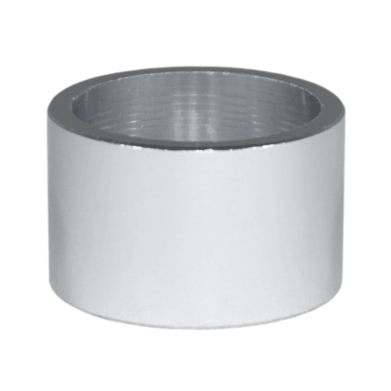 Load image into Gallery viewer, Silver billet aluminum spacer for ZSPEC Z32 300ZX coil bracket kit.