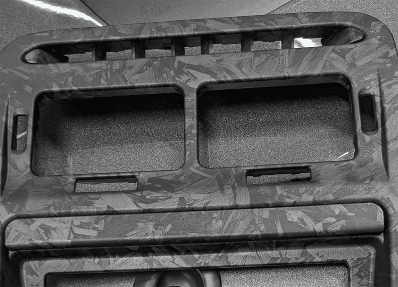 Load image into Gallery viewer, ZSPEC LHD Hydro-Dipped Double-Din Radio Bezel w/Brackets, Nissan Z32 300zx