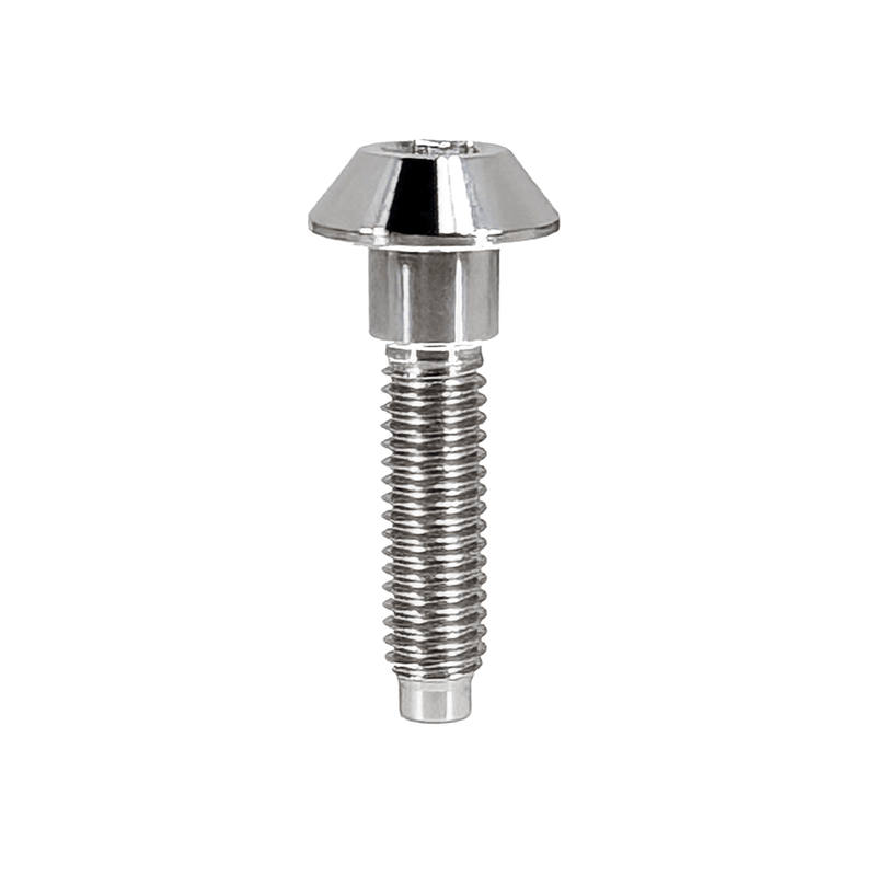 Load image into Gallery viewer, Titanium intake valve cover fastener for '90-96 Nissan Z32 300zx. Features a polished, metallic finish.