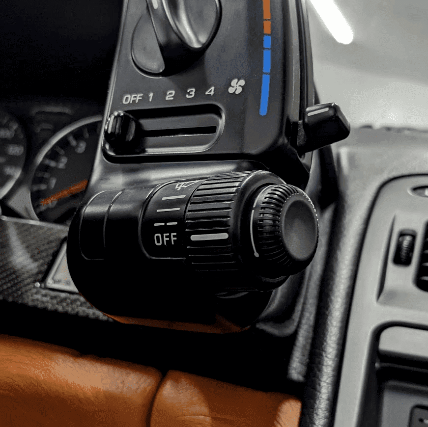 ZSPEC LHD Wiper Control Knobs for '90+ Nissan 300zx Z32, Mode & Interval Knobs