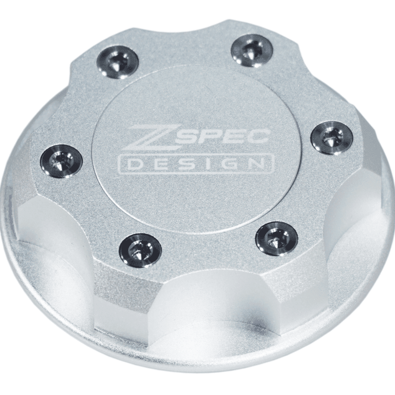 ギャラリービューアに画像をロードする, ZSPEC Billet Oil Filler Cap for Nissan/Infiniti/Datsun, Silver Cap w/ Titanium Accents