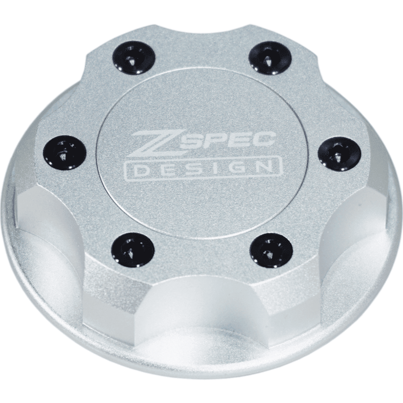 ギャラリービューアに画像をロードする, ZSPEC Billet Oil Filler Cap for Nissan/Infiniti/Datsun, Silver Cap w/ Titanium Accents