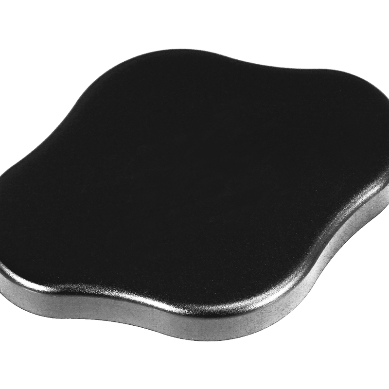 Load image into Gallery viewer, Black ZSPEC billet radiator cap cover for Nissan GT-R R32, R33, R34, and R35. Smooth, flat surface.
