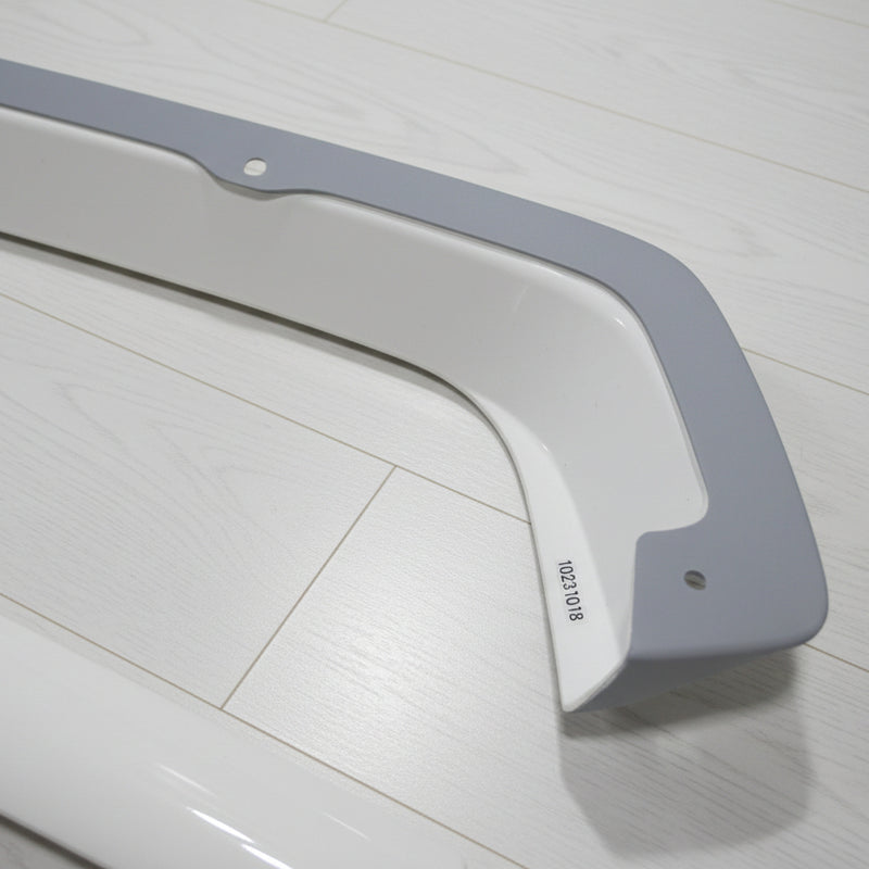 Load image into Gallery viewer, R34 GTR Nismo S-Tune white and grey rear bumper under spoiler set.