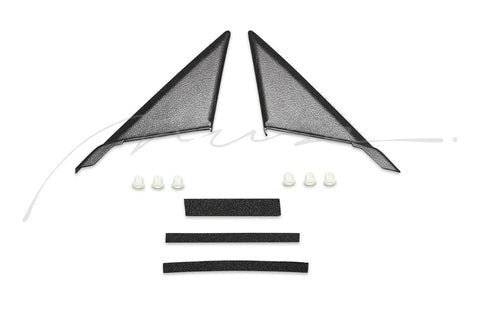 Muse Japan Nissan R32 Skyline Dry Carbon Fiber Inner Mirror Cover Set - NizmoPartsPlug