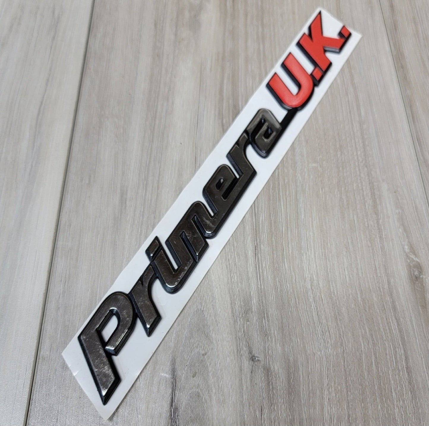 Nissan P11 Primera U.K. Rear Trunk Emblem Decal