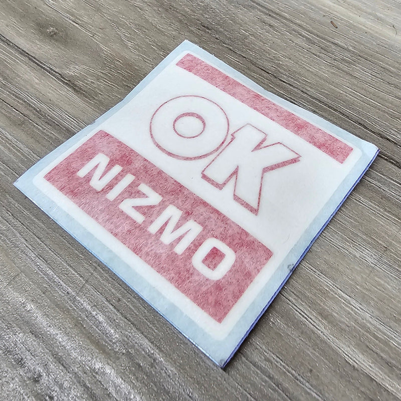 Load image into Gallery viewer, NizmoPartsPlug OK NIZMO Inspection Decal - NizmoPartsPlug