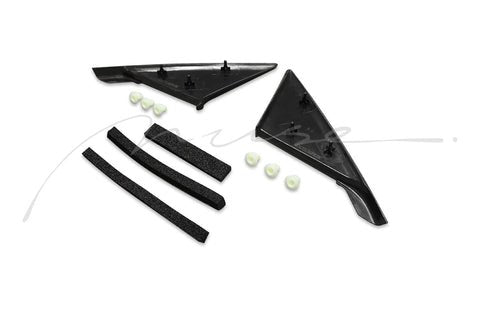 Muse Japan Nissan R32 Skyline Dry Carbon Fiber Inner Mirror Cover Set - NizmoPartsPlug