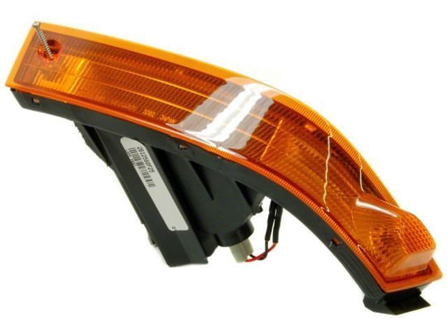 Load image into Gallery viewer, Amber left turn signal lamp assembly for Nissan S14 Kouki, featuring a black housing and mounting screw.