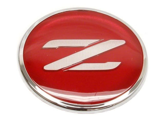 Nissan Z32 Z Nose Panel Ornament Red/Silver Emblem - NizmoPartsPlug