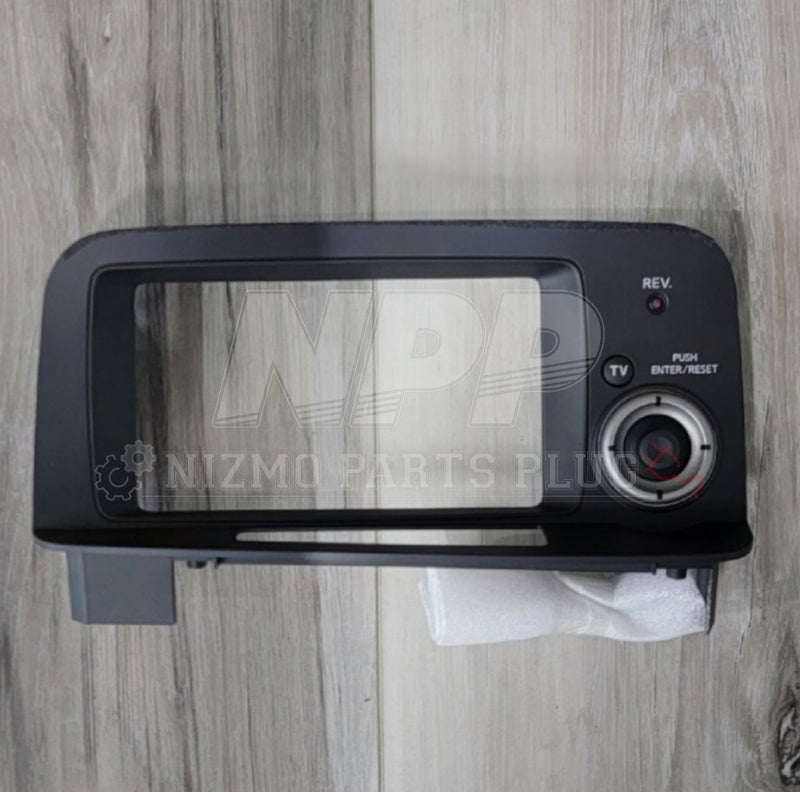 Load image into Gallery viewer, Black R34 Skyline GTR Multi Function Display controller bezel and control dial. Excellent pre-owned condition.