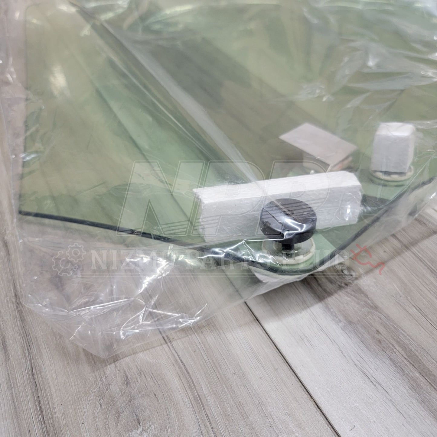Nissan R34 Skyline Coupe Front Door Glass Assembly LH - NizmoPartsPlug