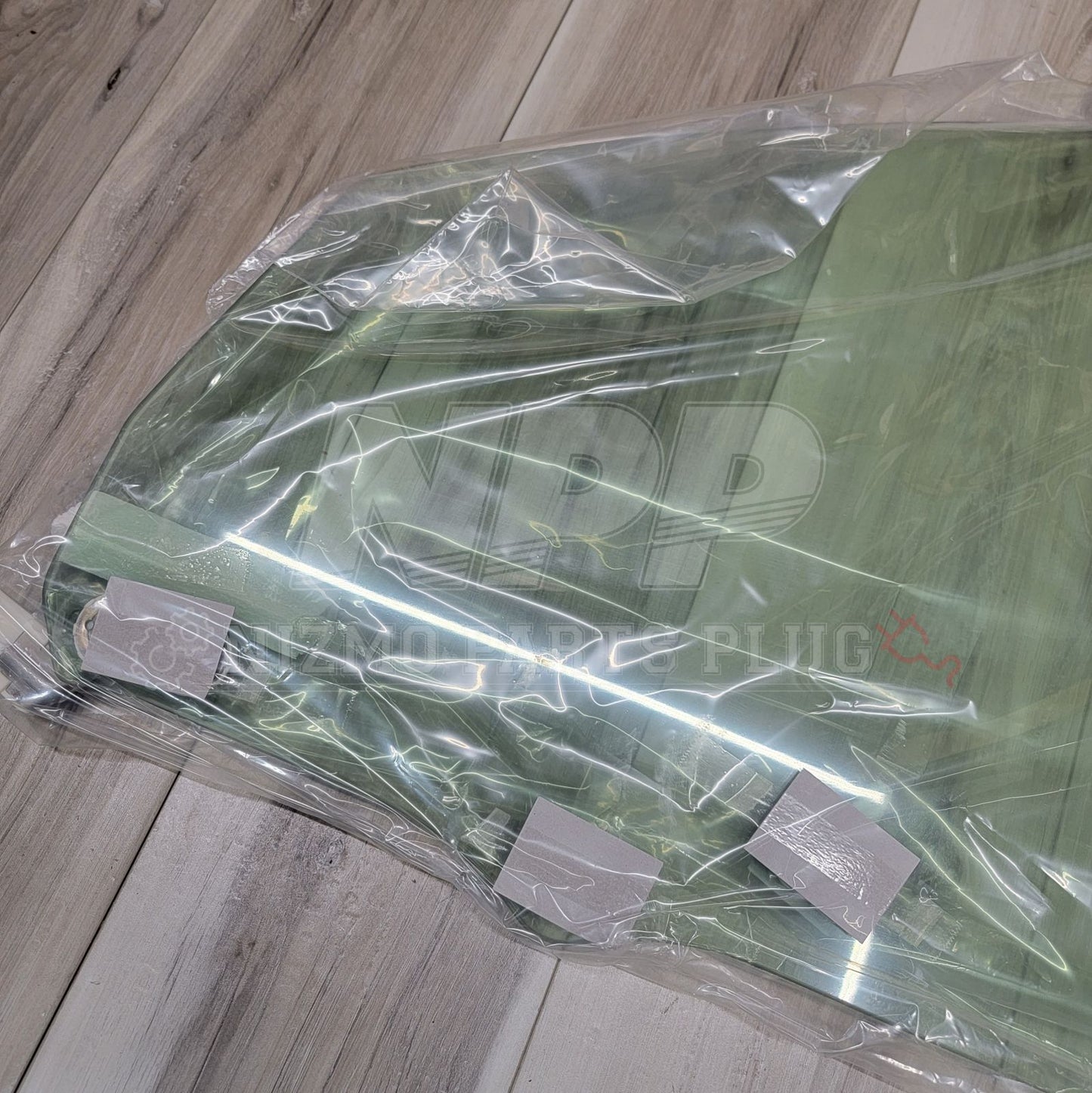 Nissan R34 Skyline Coupe Front Door Glass Assembly LH - NizmoPartsPlug