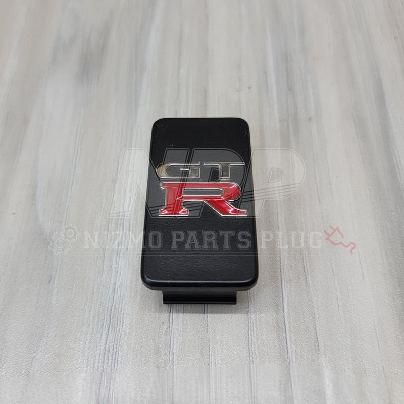 Load image into Gallery viewer, Nissan R33 Skyline GTR Center Console Emblem Mask Pocket Cover - NizmoPartsPlug