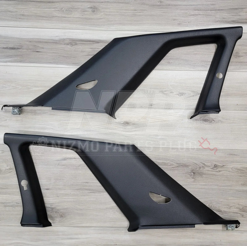 Load image into Gallery viewer, Nissan R32 Skyline Coupe Interior C-Pillar Finisher Set - NizmoPartsPlug