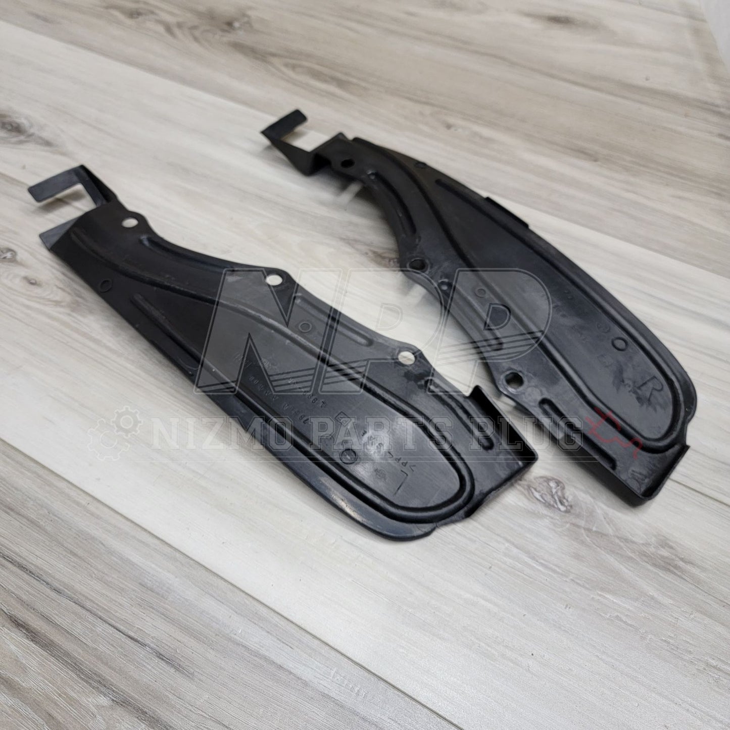 Nissan R34 Skyline GTR Rear Bumper Closing Plate Protector Set - NizmoPartsPlug