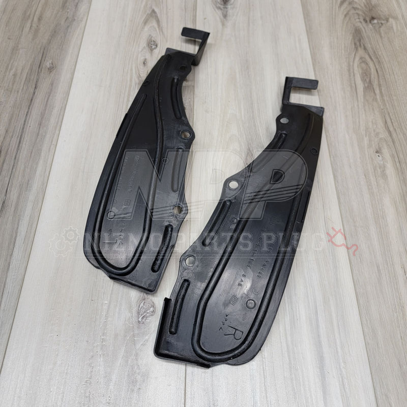 Load image into Gallery viewer, Nissan R34 Skyline GTR Rear Bumper Closing Plate Protector Set - NizmoPartsPlug