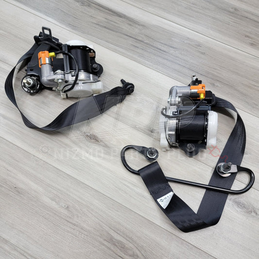 Nissan R34 Skyline GTR Front Seat Belt Retractor Pre-Tensioner Set