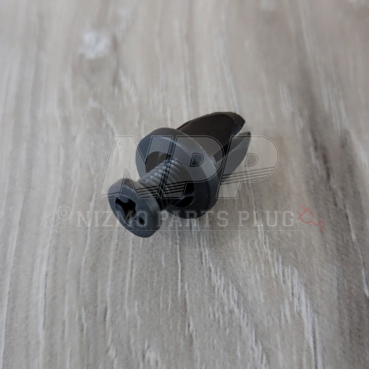 Nissan OEM Black Door Sill Step Screw Push Clip - NizmoPartsPlug