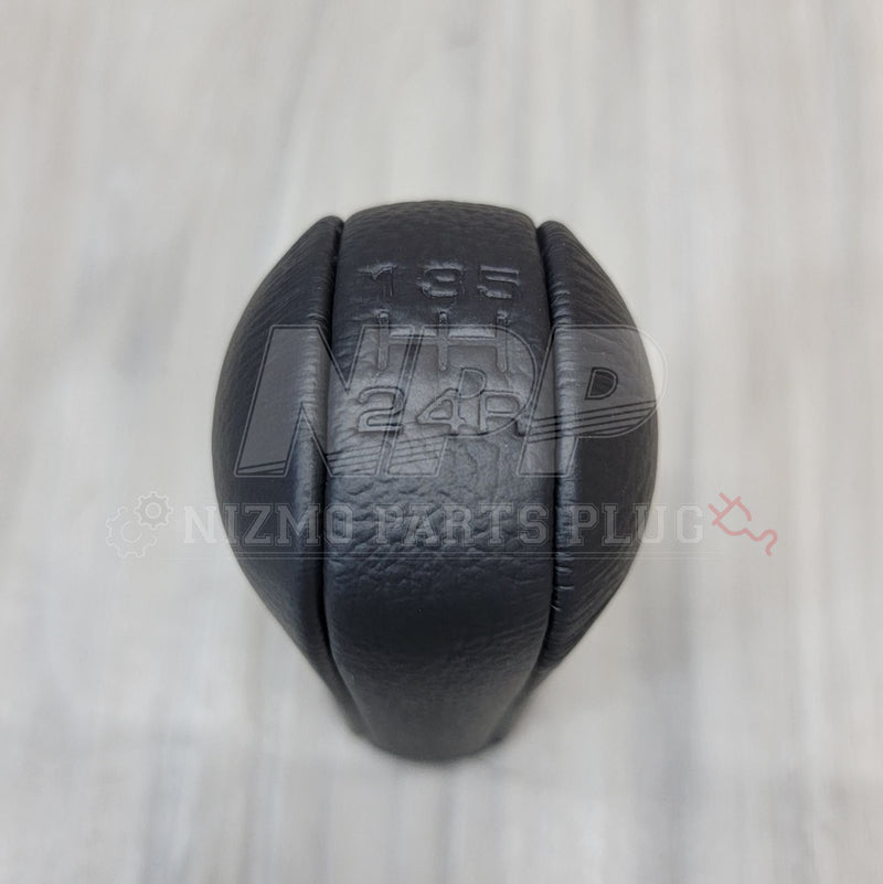Load image into Gallery viewer, Nissan OEM 5-Speed Manual Leather Shift Knob M10x1.25 - NizmoPartsPlug