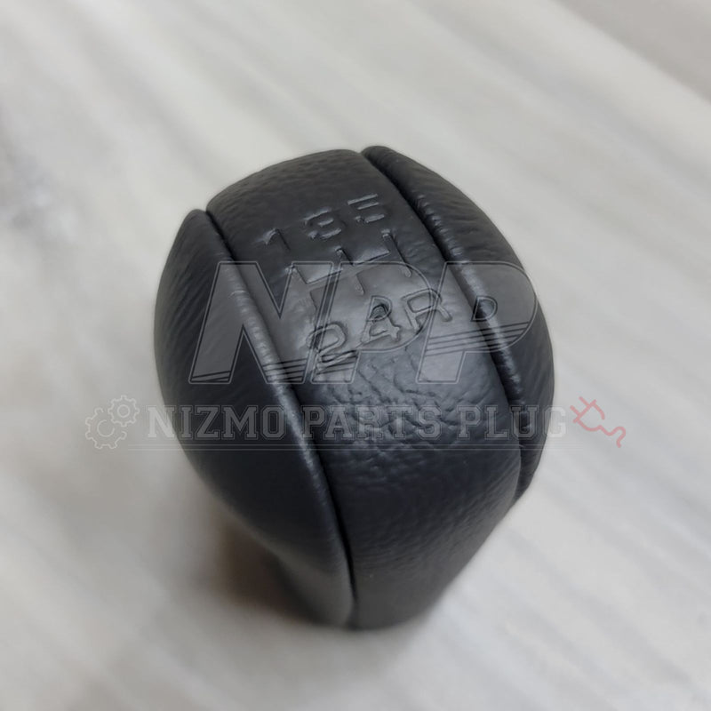 Load image into Gallery viewer, Nissan OEM 5-Speed Manual Leather Shift Knob M10x1.25 - NizmoPartsPlug
