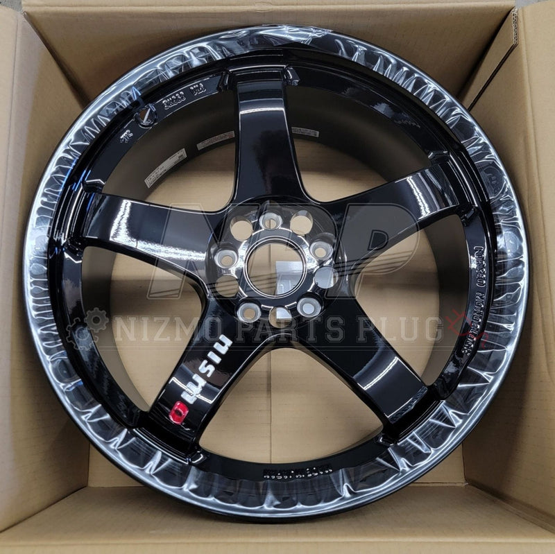 Load image into Gallery viewer, Nismo Omori Factory Spec Rays Engineering LMGT4 (4-Wheel Set) Black Gloss - NizmoPartsPlug