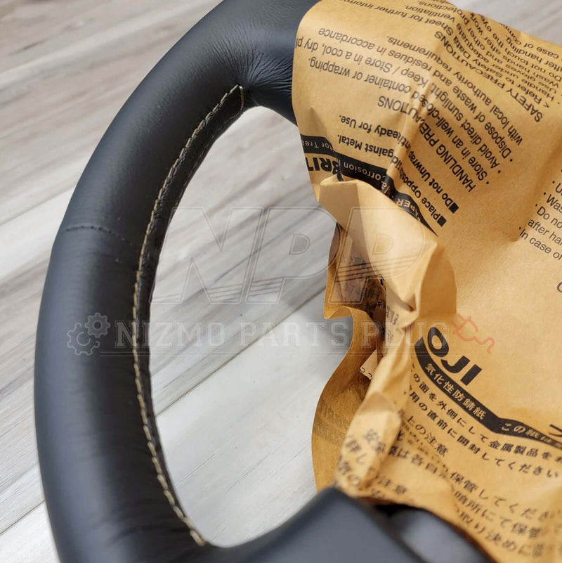 Load image into Gallery viewer, Nissan R34 Skyline GTR Nürburgring Leather Steering Wheel Combination Set - NizmoPartsPlug