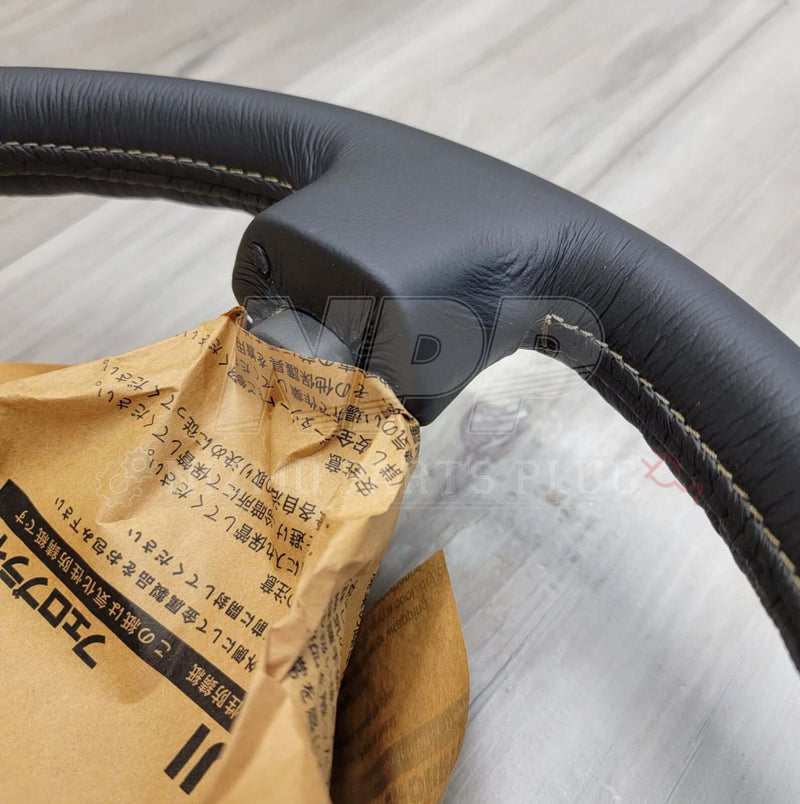 Load image into Gallery viewer, Nissan R34 Skyline GTR Nürburgring Leather Steering Wheel Combination Set - NizmoPartsPlug