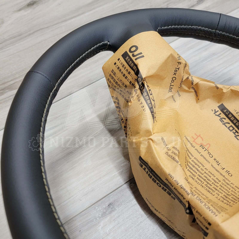 Load image into Gallery viewer, Nissan R34 Skyline GTR Nürburgring Leather Steering Wheel Combination Set - NizmoPartsPlug