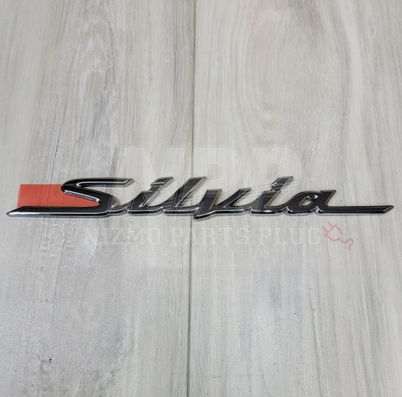 Load image into Gallery viewer, Nissan S15 Silvia Trunk Rear Emblem (Charcoal) - NizmoPartsPlug